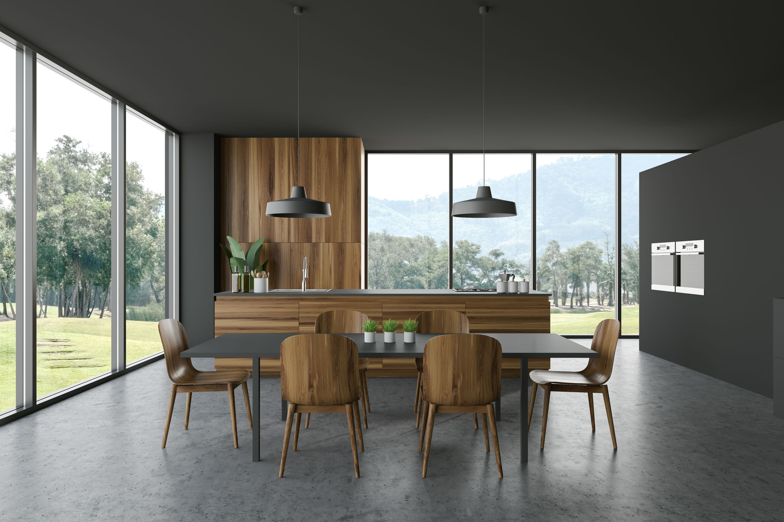 espace salle a manger et cuisine-atmosphere-sublime vie quotidienne-dekho design