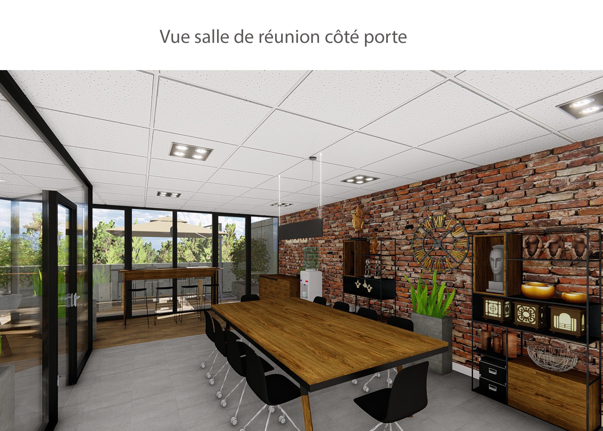 amenagement-decoration-start-up vente en ligne-region parisienne-salle de reunion cote porte-dekho design