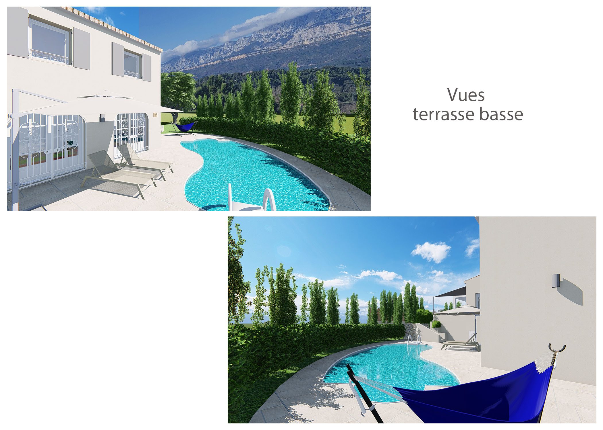agencement-decoration-maison chateauneuf-le-rouge-vues terrasse basse-dekho design