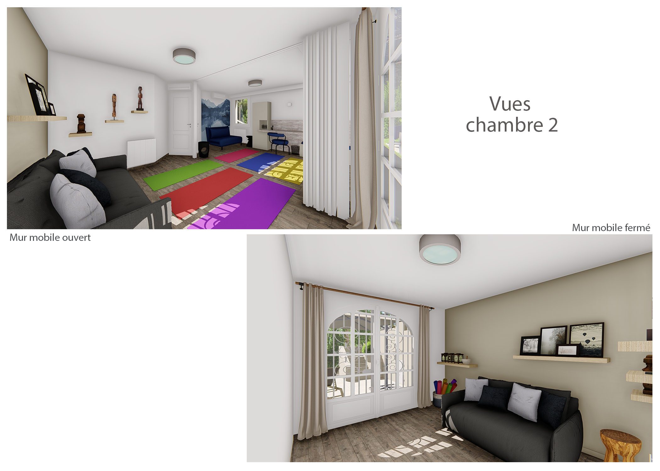 agencement-decoration-maison chateauneuf-le-rouge-vues chambre 2-dekho design