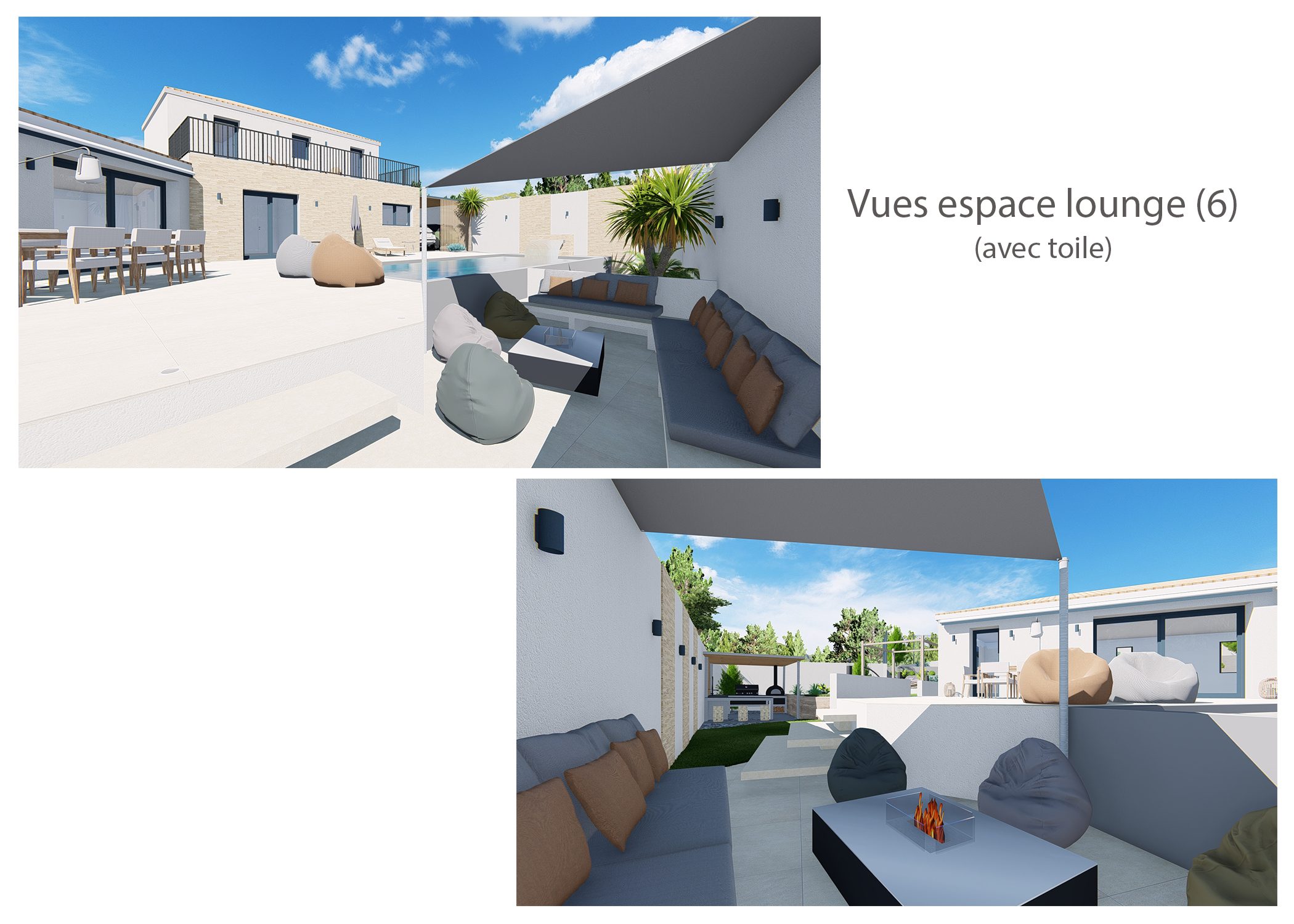 amenagement terrain gardanne-espace exterieur-vues espace lounge-dekho design